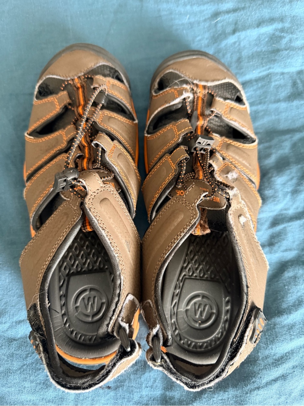 Men’s Weatherproof Brown Hiking Sandals size 8